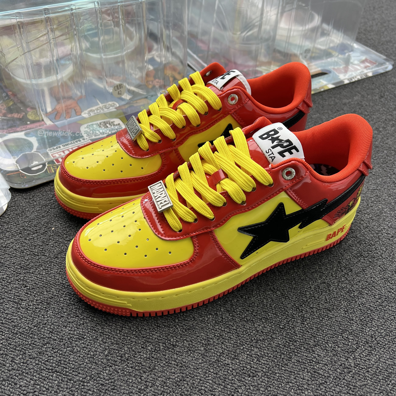 A Bathing Ape Bape Sta Marvel Comics Rocket Raccoon Thor Hulk Captain America Black Widow Iron Man  2022 (21) - www.newkick.vip